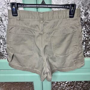 Vintage Northcrest Women’s Green Khaki Cargo Shorts Size 6
